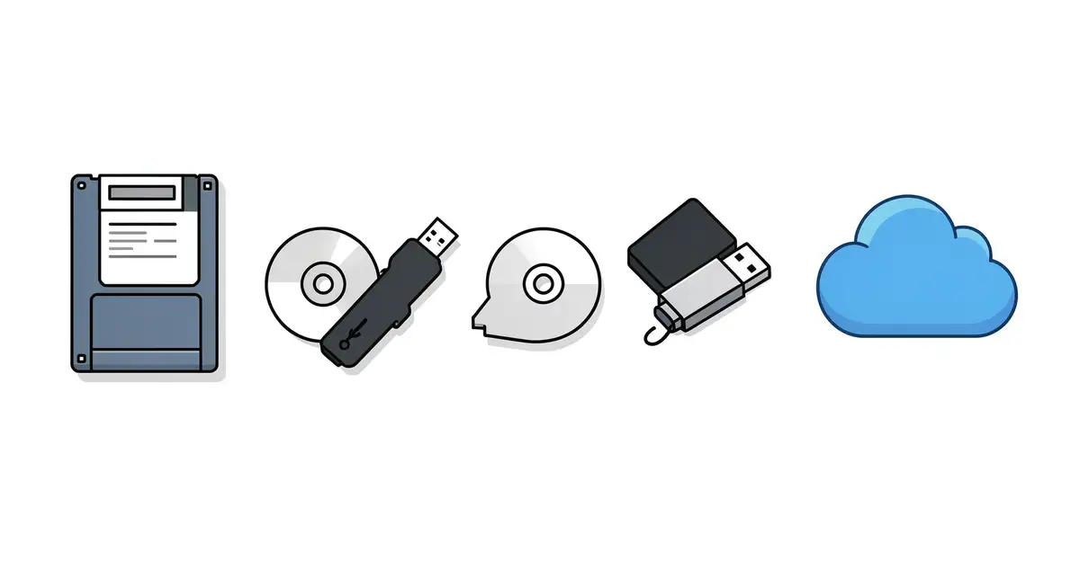 Featured image: Professional featured image for: The Evolution of Computer Storage Technology: Everything You Need t