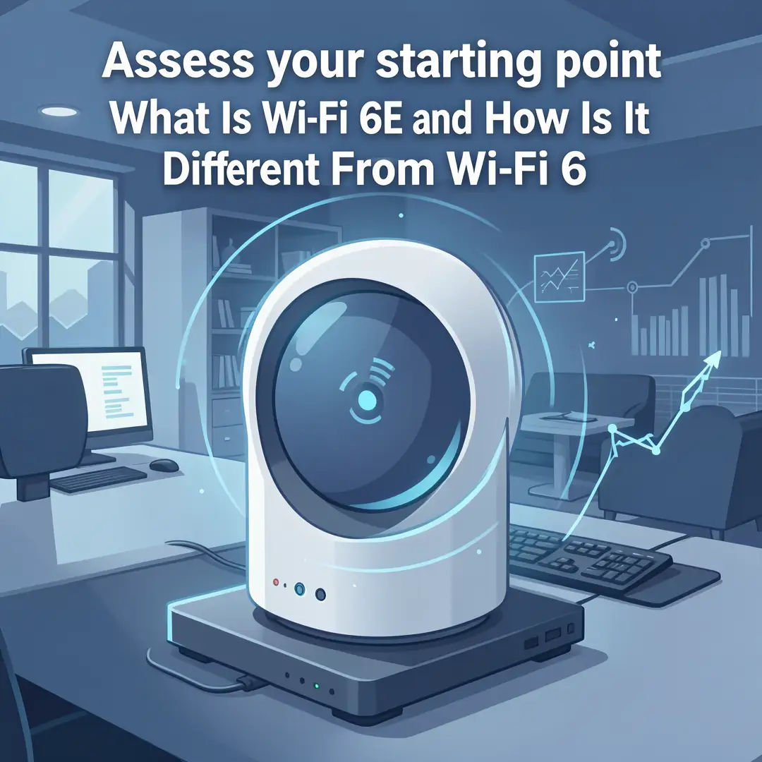 Step 2: Illustration for step: Assess your starting point related to What Is Wi-Fi 6E and How Is It Differen