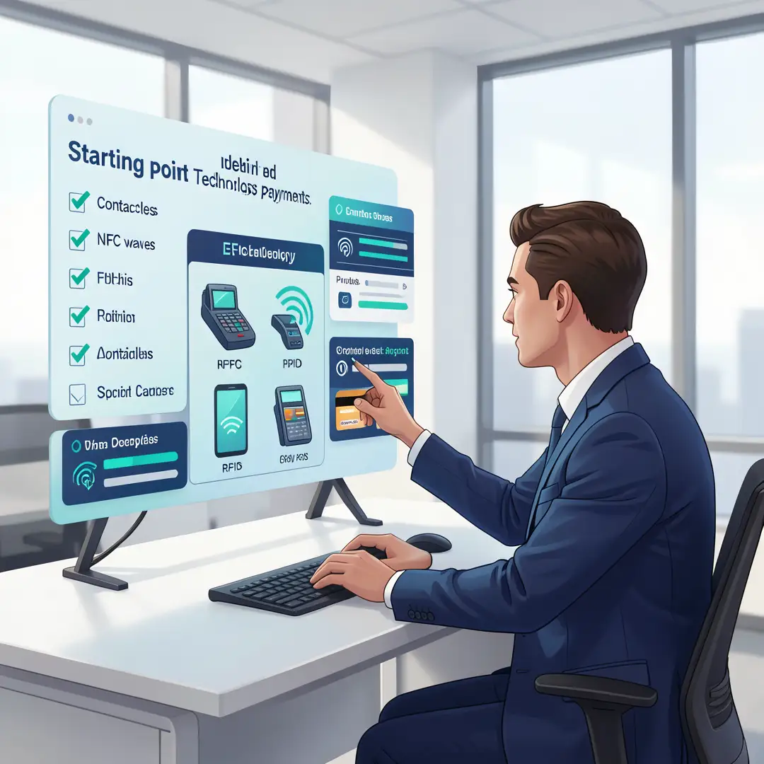 Step 2: Illustration for step: Assess your starting point related to The Technology Behind Contactless Payme