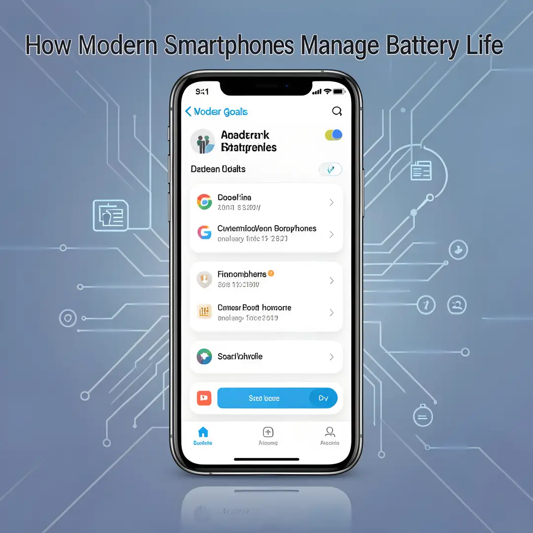 Step 3: Illustration for step: Set clear goals related to How Modern Smartphones Manage Battery Life, profes
