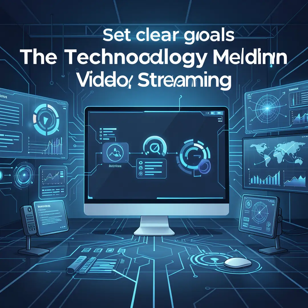 Step 3: Illustration for step: Set clear goals related to The Technology Behind Modern Video Streaming, prof