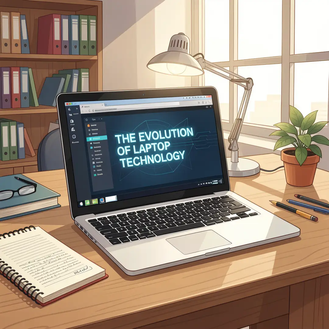 Step 4: Illustration for step: Gather necessary resources related to The Evolution of Laptop Technology, pro