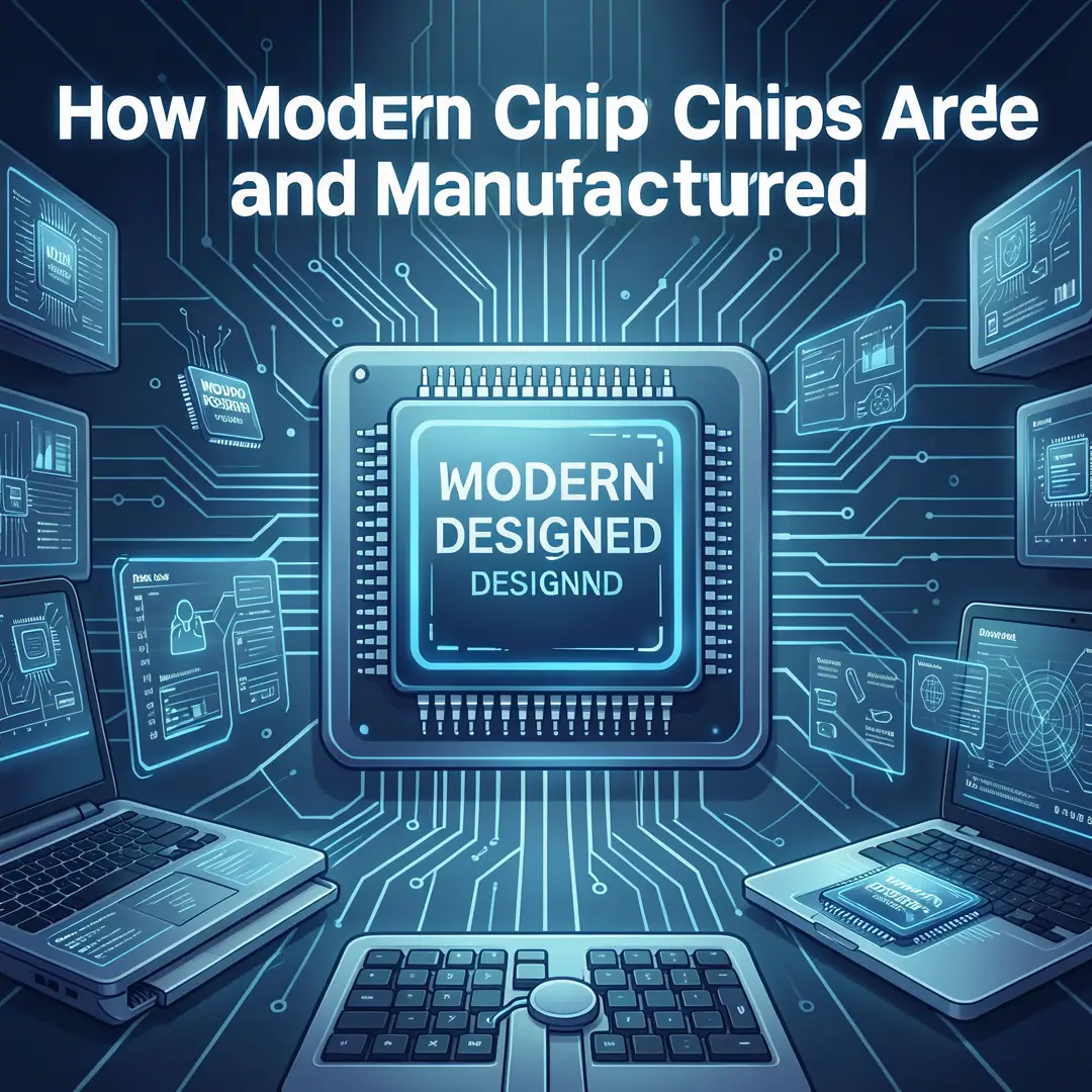 Step 4: Illustration for step: Gather necessary resources related to How Modern Chips Are Designed and Manuf
