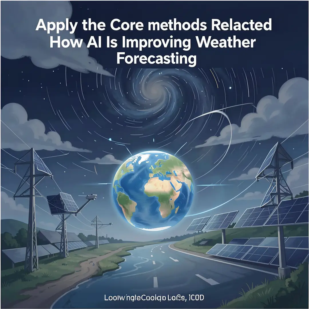 Step 5: Illustration for step: Apply the core methods related to How AI Is Improving Weather Forecasting, pr