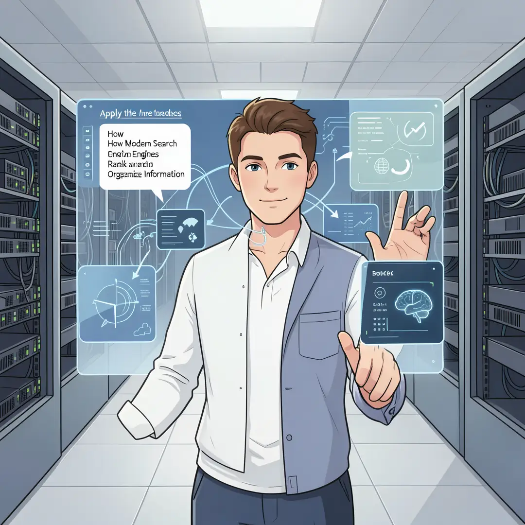 Step 5: Illustration for step: Apply the core methods related to How Modern Search Engines Rank and Organize
