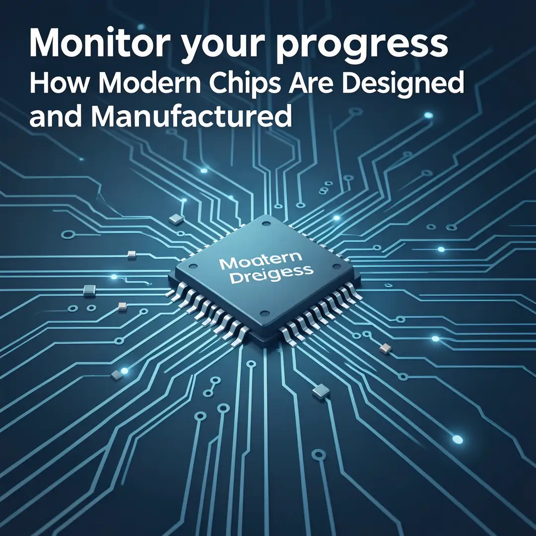 Step 6: Illustration for step: Monitor your progress related to How Modern Chips Are Designed and Manufactur