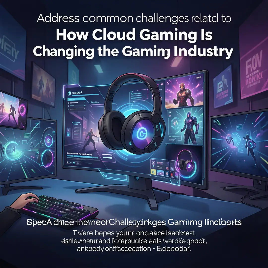 Step 7: Illustration for step: Address common challenges related to How Cloud Gaming Is Changing the Gaming
