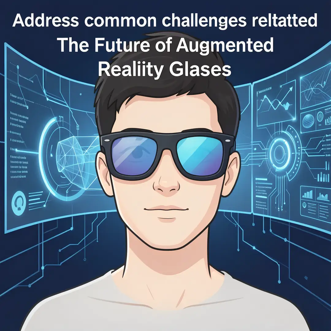 Step 7: Illustration for step: Address common challenges related to The Future of Augmented Reality Glasses,