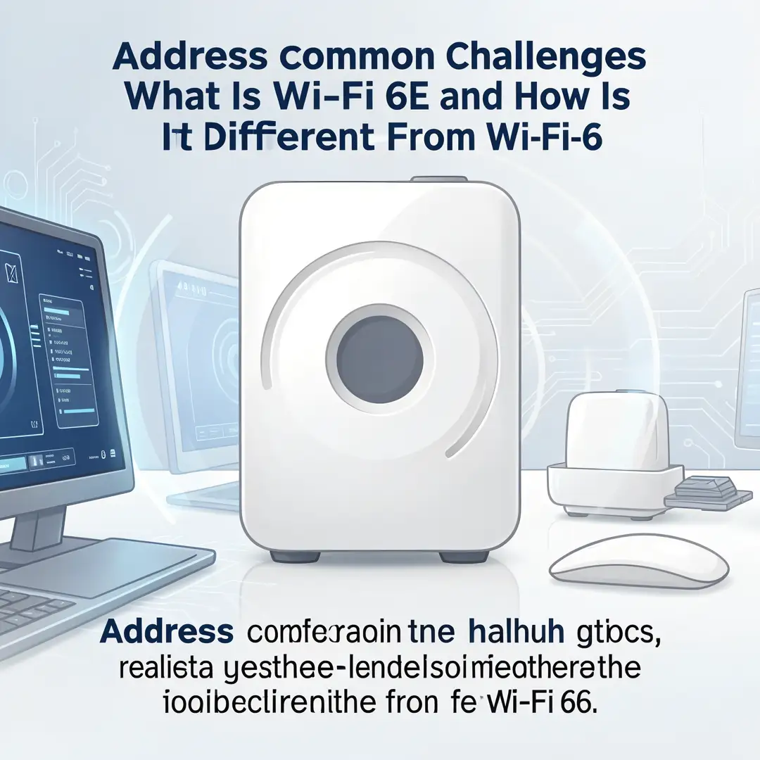 Step 7: Illustration for step: Address common challenges related to What Is Wi-Fi 6E and How Is It Different