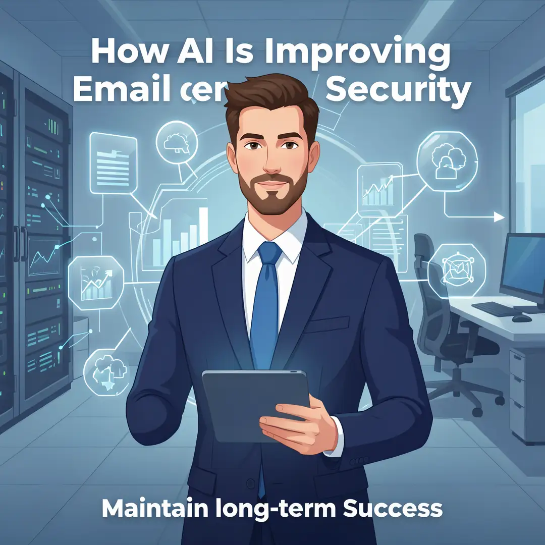 Step 8: Illustration for step: Maintain long-term success related to How AI Is Improving Email Security, pro